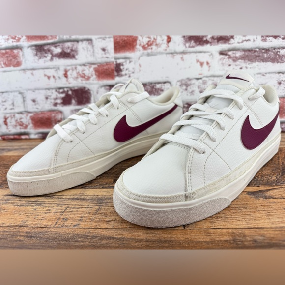 Nike Women's Court Legacy Next Nature White Rosewood Sail, US Size 9.5 - Picture 9 of 11